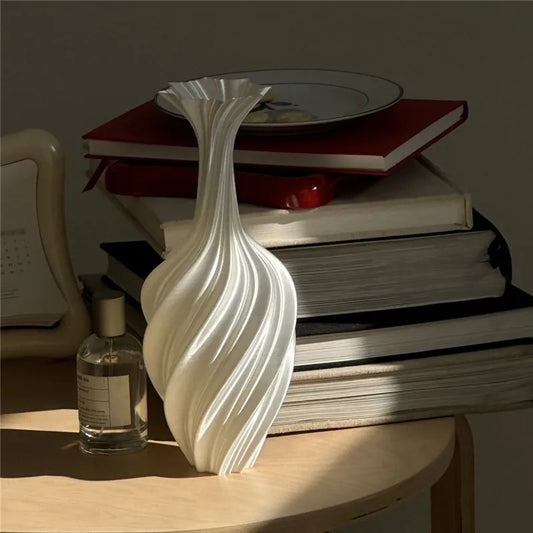 twisted pearl white vase old money 2